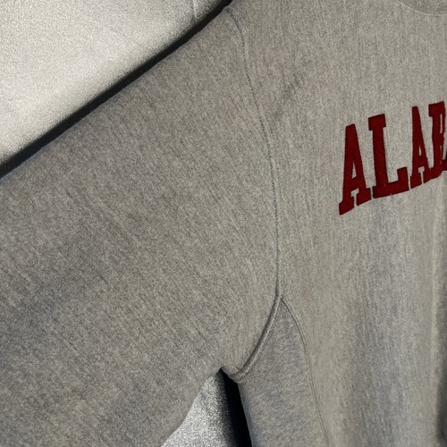 VTG Alabama Crimson Tide Champion Reverse Weave Sweatshirt Adult Large Gray - Picture 15 of 18
