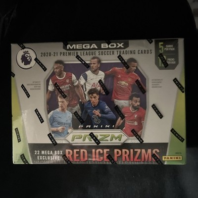 2020-21 Panini Prizm Premier League Soccer Mega Box Red Ice Prizm SEALED Saka???
