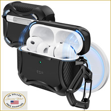 ESR AirPods Pro 3rd Gen Case MagSafe Magnetic Lid USB-C Drop Protection Black