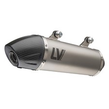 14434X - Terminale Scarico LeoVince X3 EVO Inox KAWASAKI KLR 650 (97-22)
