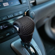 Car Gear Shift Knob Cover, Auto Manual Gear Shift Knob Protector, Anti-Slip Leat