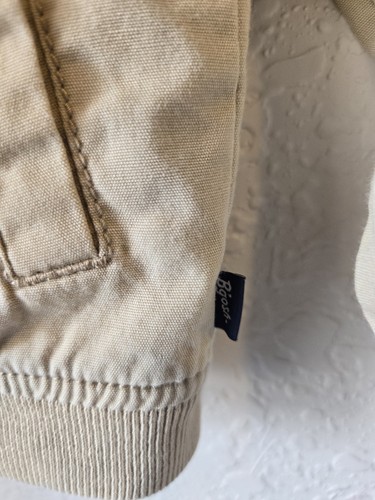 baby B'gosh Beige Bomber Jacket 24M Unisex Baby & Toddler Zip Cotton Blend - 第 4/4 張圖片