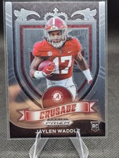 2021 Panini Prizm Draft Picks Football #169 Jaylen Waddle Green Wave
