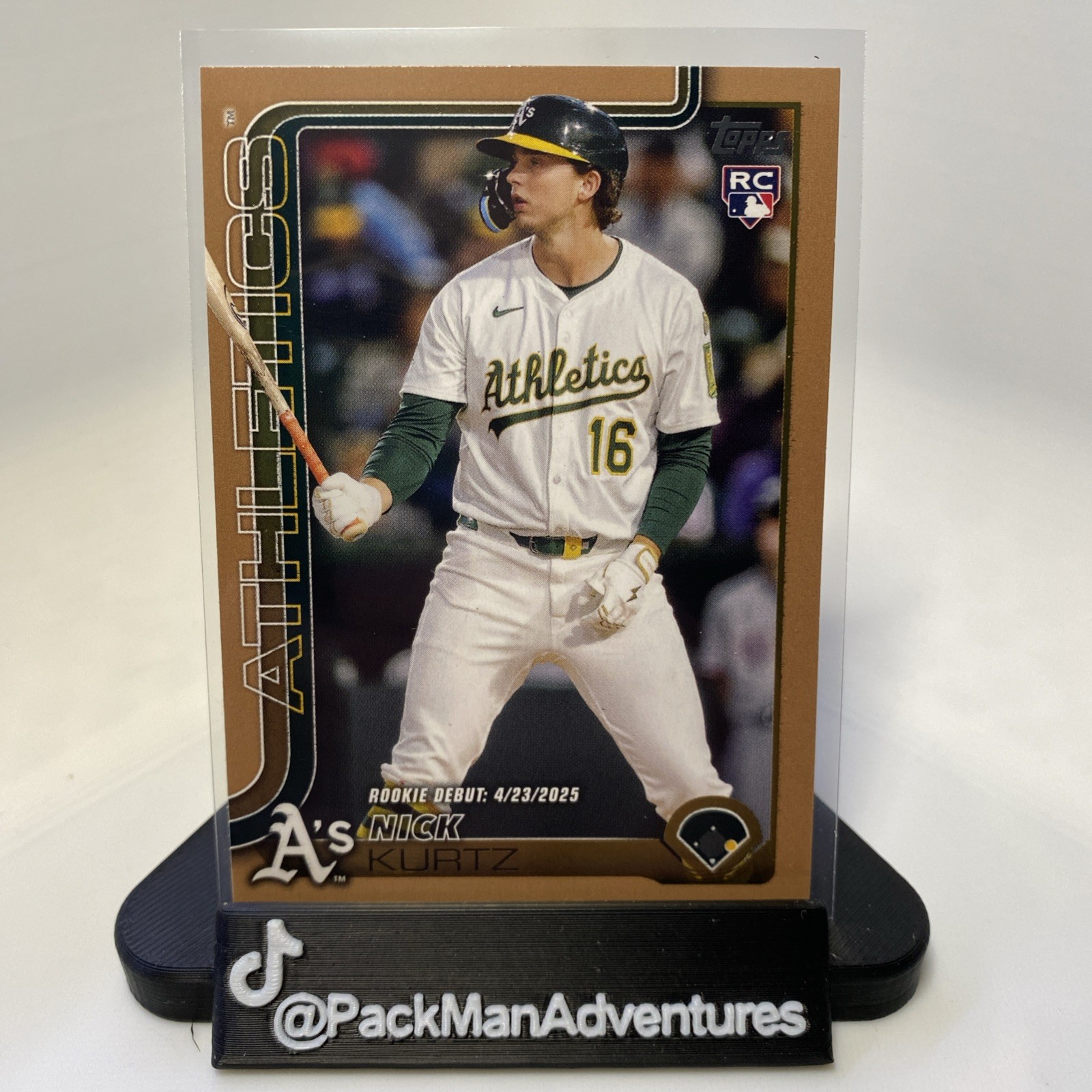 2025 Topps Update - Nick Kurtz Rookie RC #US201 (Gold Border Parallel /2025)