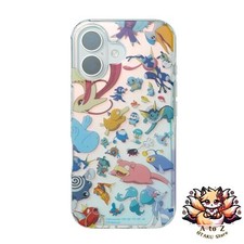 NEW HIGHER Pokemon iPhone 16 Hybrid Case Water Type [Shockproof Antibacterial