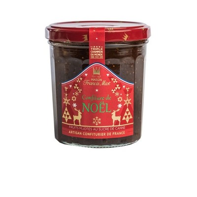 (20,56  /kg) Francis Miot - Weihnachts Konfitüre 340g mit Rohrzucker