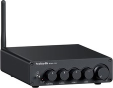 Fosi Audio Bluetooth Subwoofer Amp 2.1 TPA3255 165Wx2 350W