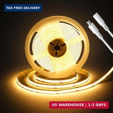 Gold Yellow Cob Led Strip Light 16.4ft Dc 24v 320 Ledsm Dotless Led Tape 8mm Gold Yellow Cob Led Strip Light 16.4ft Dc 24v 320 Ledsm Dotless Led Tape 8mm