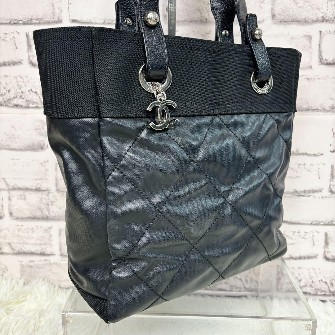 Chanel Paris Biarritz Tote Bag Spacious Chic Luxury Handbag Excellent Condition  