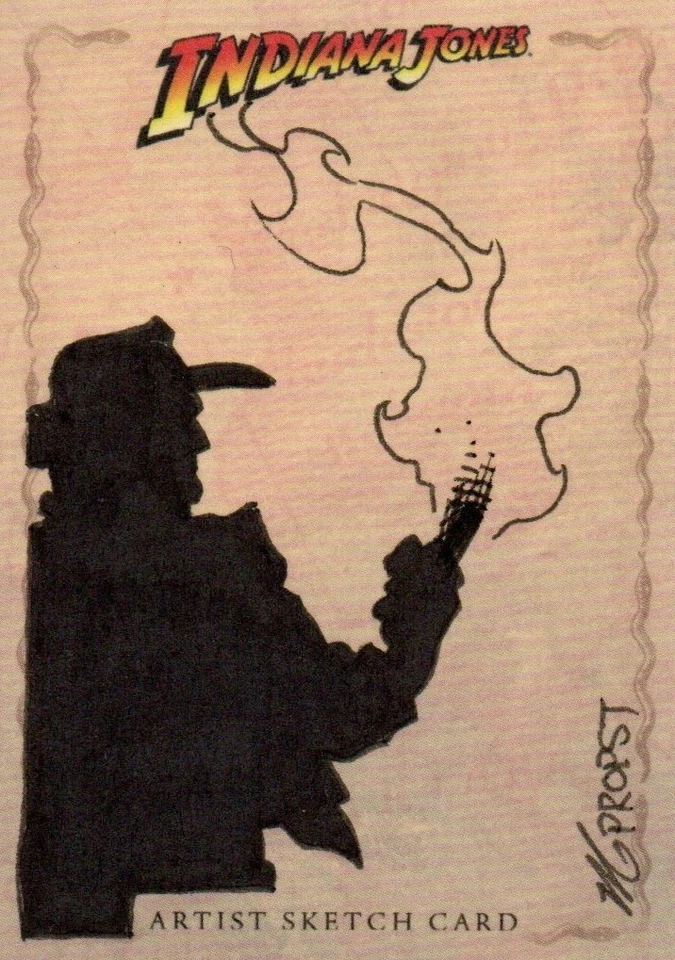 Indiana Jones Heritage - 'Indy' Mark Propst Sketch Card c - Photo 1/1