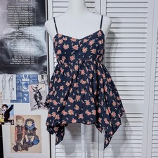 Floral babydoll top