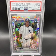 2020 Bowman Chrome Jasson Dominguez #BCP-8 Atomic Refractor PSA 10 (RC)