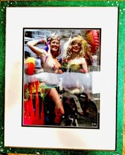 1999 Robert Munn 3D Lenticular ,  2 Blonde Mermaids , Signed And Framed