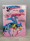 Vintage 1987 Superman batman Wonder Woman Aquaman Hawk Coloring Activity Book