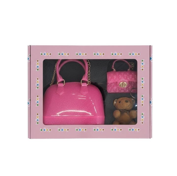 BOX BAMBINA Borsa Pochette Portachiavi Orsetto Marca Baop