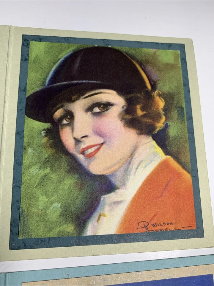1931 Calendar Samples R Wilson Hammell Art Pretty Lady Flapper Girl Kemper Thos - Image 3 of 4