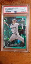 2022 BOWMAN CHROME S/E AQUA GEORGE KIRBY PSA 10