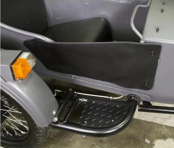 Puerta Sidecar Magnética Bolsillo Negro Cordura URAL Foto 3 de 4