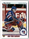 1990-91 UPPER DECK FRENCH #32 MIKE RICHTER NEW YORK RANGERS RC