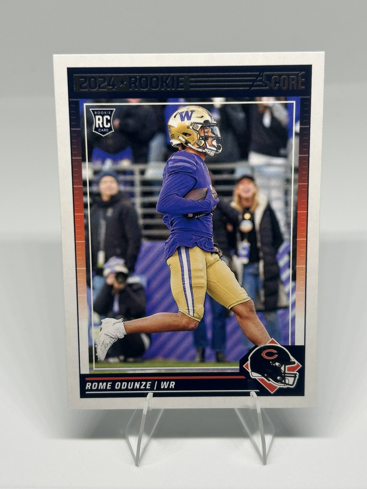 Rome Odunze 2024 Panini Score Base Set Rookie #309 Chicago Bears
