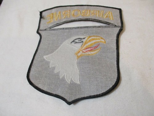 US Army 101st Airborne Division Air Assault Screaming Eagles Duża łatka z zakładką - Zdjęcie 2 z 2