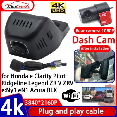 Dash Cam for Honda e Clarity Pilot Ridgeline Legend ZR V ZRV e:Ny1 eN1 Acura RLX