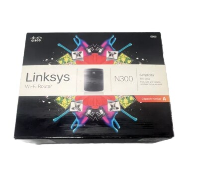 Linksys E900 300 Mbps 4-Port 10/100 Wireless N Router (E900-NP)