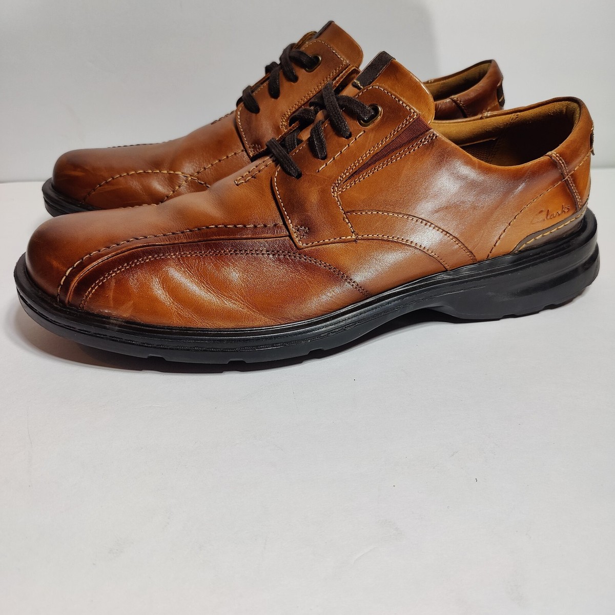 Mens Shoes Clarks Size 14 Shoes Clarks Men's Gessler Lace Brown