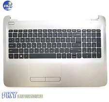 NEW HP 15AC 15-AC 15-AF Laptop PALMREST W/ KEYBOARD TOUCHPAD 813975-001
