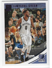 JAMYCHAL GREEN 2018-19 PANINI DONRUSS PURPLE LASER PARALLEL /199