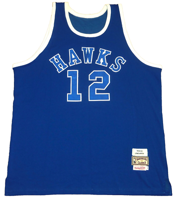 VTG AUTHENTIC LEW HITCH MILWAUKEE HAWKS 1954-55 MITCHELL & NESS
