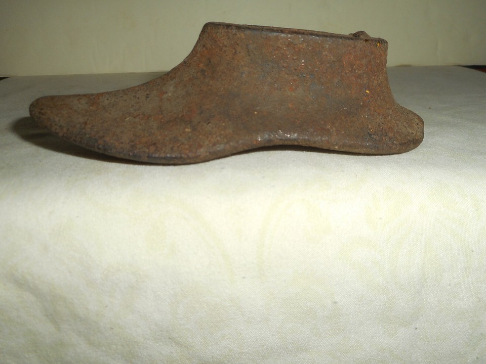 Antique Cobbler's Cast Iron Shoe Form Small Child Size Repair Tool c ...