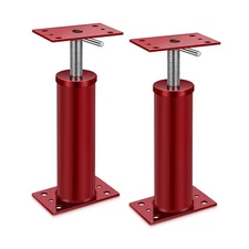 2 Pcs Adjustable Jack Post, 12"-16" Height Range, Basement Floor House Screw ...
