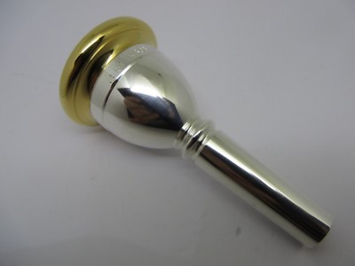 DEG Marty Erickson Signature Tuba Mouthpiece ME3, Gold Rim & Cup, NOS