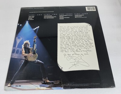 Ozzy Osbourne Randy Rhoads Tribute 1987 2x LP 1st US