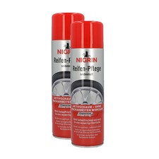 2x 500ml NIGRIN Reifen Pflege seidenmatt Aktivschaum Auto Reifenreiniger
