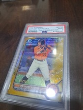 2022 Bowman Chrome Anthony Rodriguez 1st Bowman Gold Mojo Refractor 01/50 BCP-26