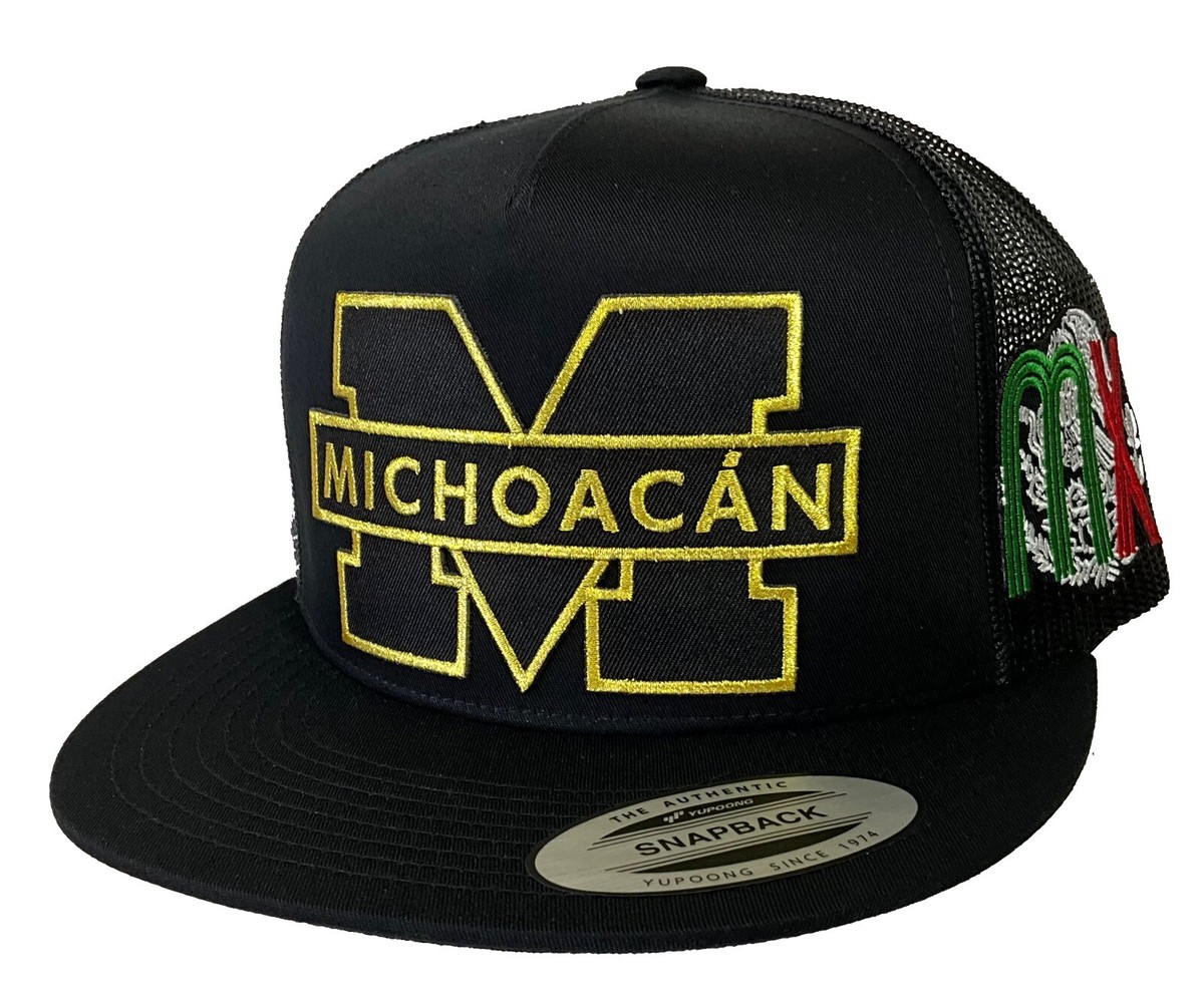 桃Moonz Mx USA旧キャップ MICHOACÁN 2 LOGOS HAT BLACK MESH EL CHAPO GUZMÁN HAT MÉXICO | eBay