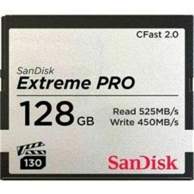 SanDisk Extreme PRO CFast 2.0 Memory Card - 128GB