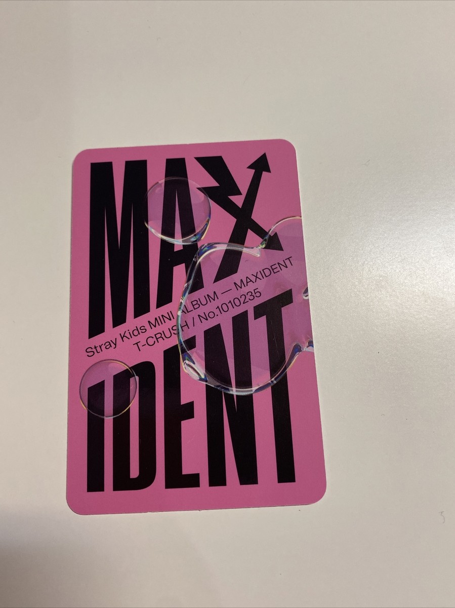 STRAY KIDS MAXIDENT Mini Official Album Felix Photocards