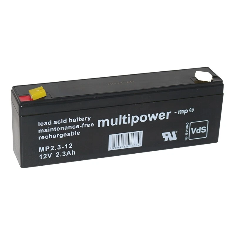 MULTIPOWER Multipotencia MP2.3-12 12V 2,3Ah VdS AGM
