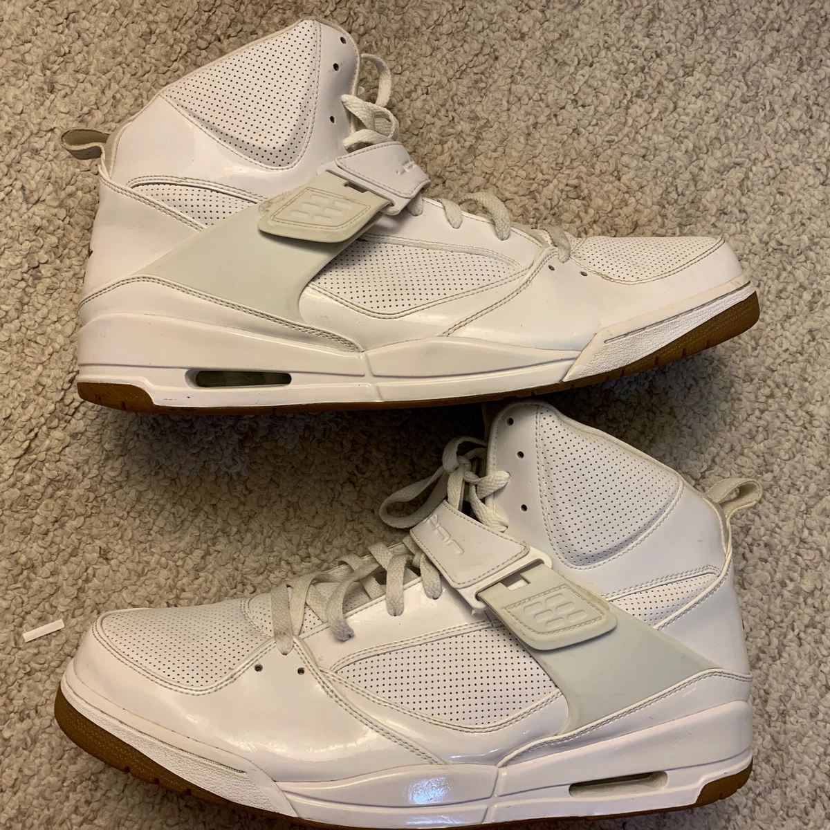AIR JORDAN Flight 45 High White Size 18 Hard to Find Size