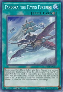 Fandora, the Flying Furtress - MP19-EN254 - Common - 1st Edition x3 - Near Mint