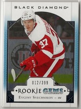 2017 2017-18 Black Diamond Rookie Gems #RGES Evgeny Svechnikov 012/399 Red Wings