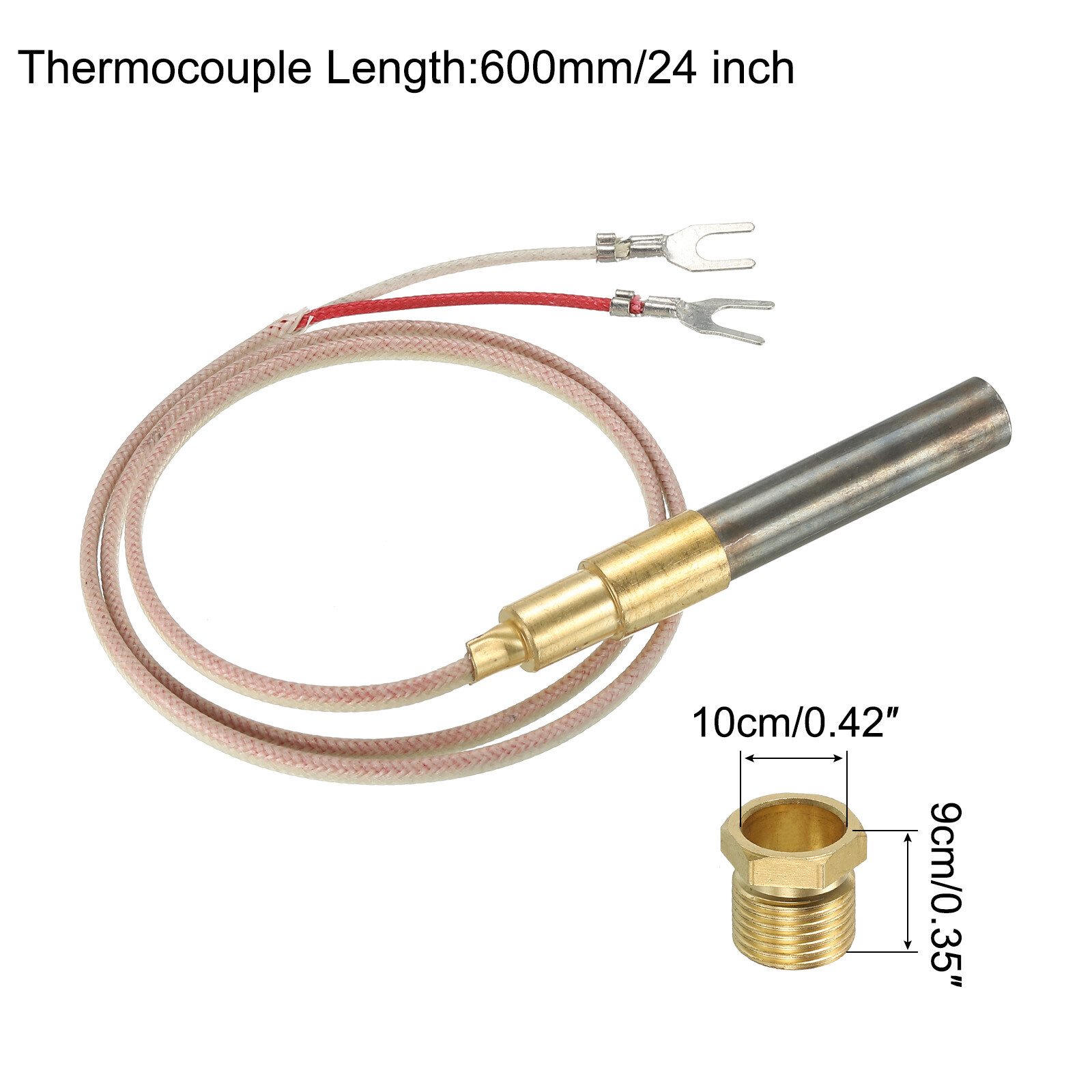 750mv Thermopile Gas Fireplaces Thermocouple for Frying Furnace