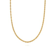 Image of Daisy London 18ct Gold Plate Isla Rope Necklace