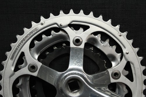 GREAT Shimano RSX FC-A413 Road Triple Crankset 170mm Length 46/36/36T Chainrings - Picture 3 of 14