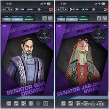 Topps Star Wars Digital Card Trader 2 Card Fan's Choice 2020 - 3rd Place Set