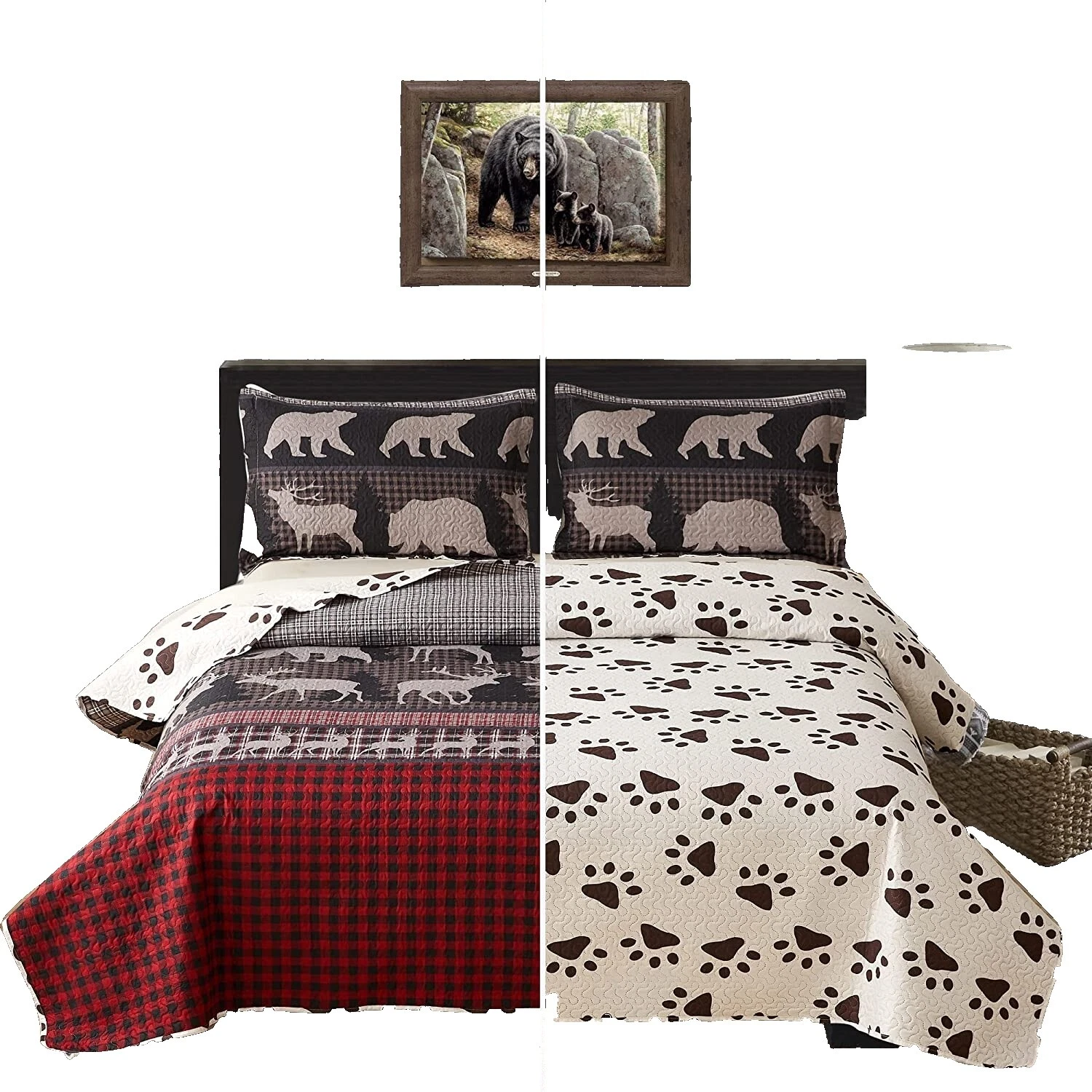 Queen Lodge Bedspreads