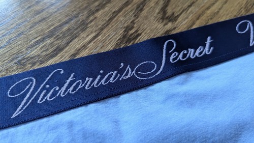 Victoria's Secret Pink Panties Blue Shorty Panty Logo Boyshort Underwear M NWT - Picture 5 of 8